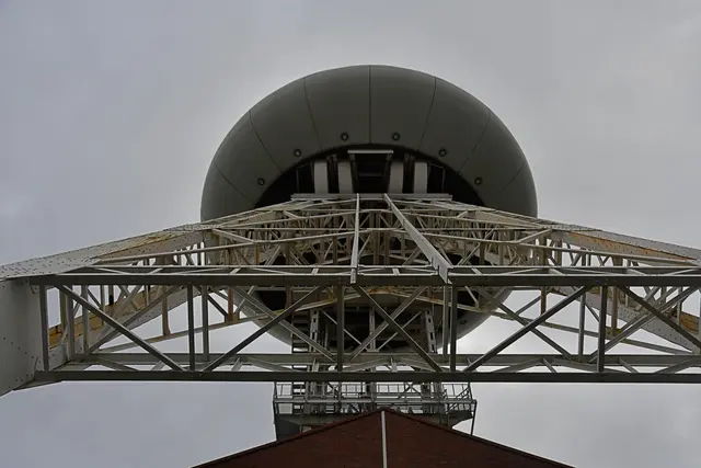 Das "UFO" von unten gesehen