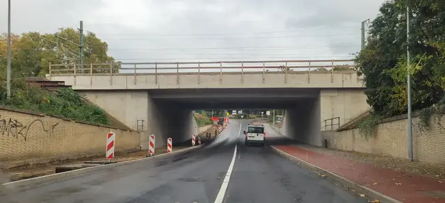 Bild Schepers (vor der Sperrung) / Kurt-Kräcker-Straße ist seit dem Wochenende wieder frei