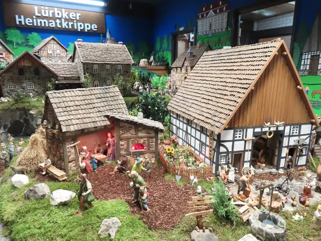 Die Krippe neben dem Scheltenhof im Biebertal.