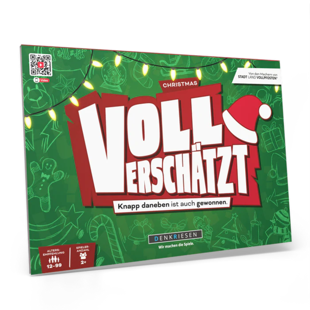Wir haben die Weihnachtsedition von "Voll verschätzt" getestet. Foto: DENKRIESEN