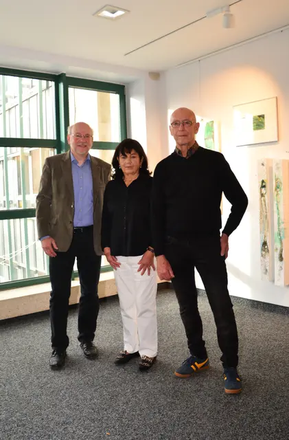 Stellv. Bürgermeister Wolfgang Exler, Annette Schulze und Alfred Baum | Foto: @ Sabine Schlücking