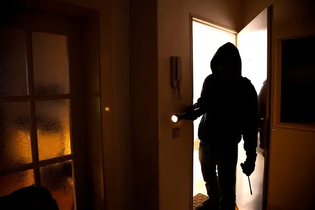 Symbolbild: Achtung, Einbrecher am Werk | Foto: Polizei Mettmann