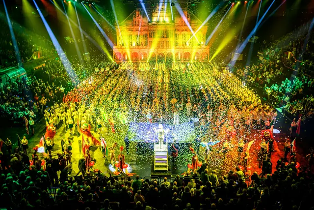 Mit einem furiosen Finale werden sich die 400 Musiker vom Publikum verabschieden. | Foto: Copyright „Musikparade“