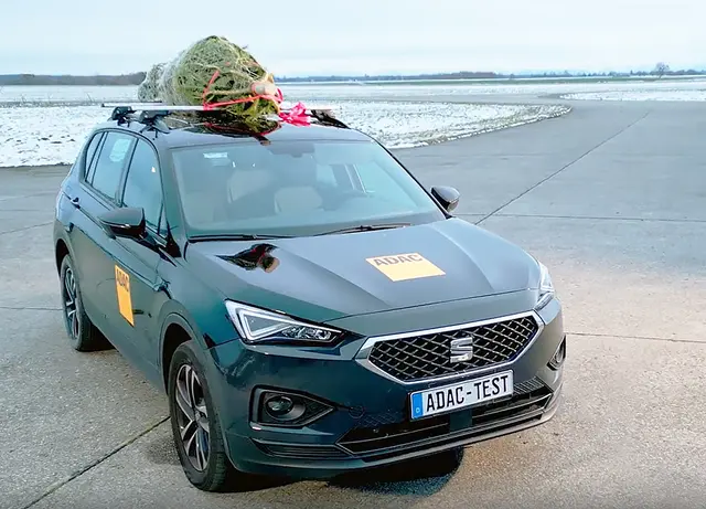 Beim Transport eines Weihnachtsbaums gibt es einiges zu beachten. Foto: ADAC