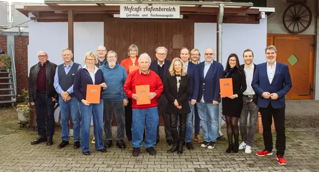 Die Jubilare der beiden SPD-Ortsvereine Beckinghausen und Horstmar wurden im Rahmen eines gemeinsamen Frühstücks geehrt