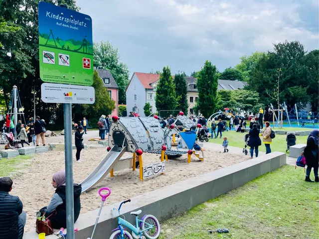 Spielplatz im Innenstadtpark "Ruhranlage", der einst von Bürgern als Bürgerpark angelegt wurde. | Foto: Andreas Ingramm