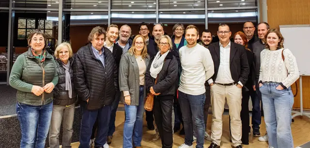 Die große Delegation der Lüner SPD auf dem Unterbezirksparteitag. | Foto: Gian Luca Fusillo