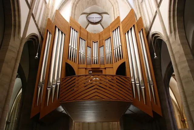 Hier ist die Orgel der Salvatorkirche zu sehen.
Foto: www.salvatorkirche.de
