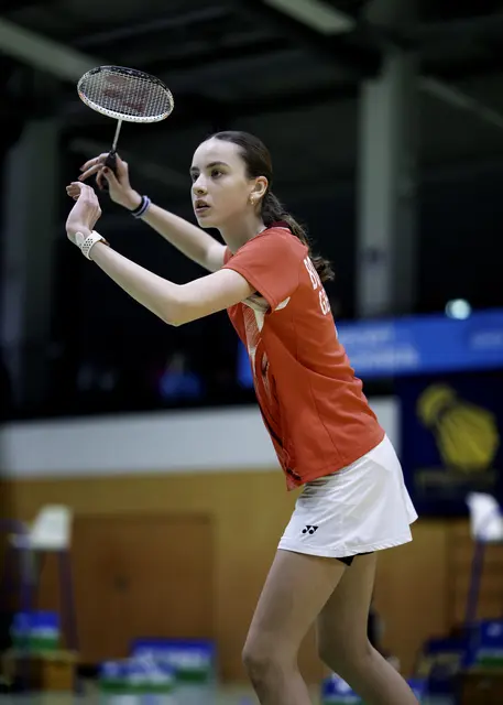 Die Mülheimerin Leni Klara Bonnemann wurde Zweite im Mädcheneinzel U15 | Foto: Jochen Stratmann