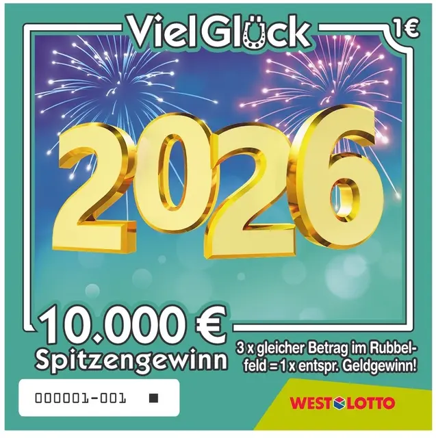Das Los eignet sich perfekt als kleines Geschenk: Wer würde sich nicht über die Chance auf 10.000 Euro freuen?  | Foto: WestLotto