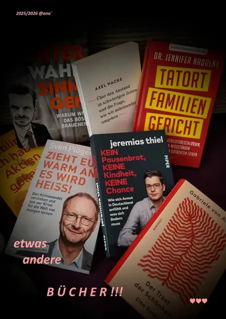 ... und NICHT nur ROMANE
werden gelesen ....