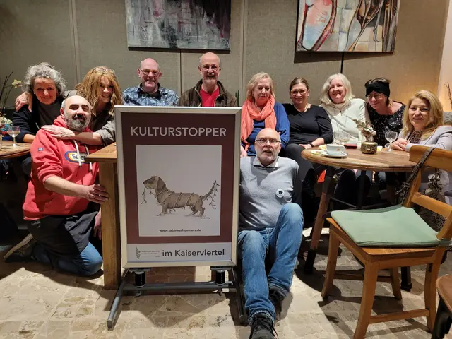 Einweihungsfeier "Kulturstopper" im Cafe Auszeit im Dezember 2023 | Foto: Heike Wulf