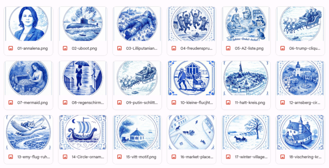 Foto: Zeichnungen/Gemälde nach Ideen von Didi van Frits, KI-generiert mit ChatGPT Version 5.2