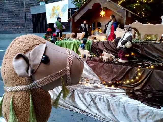 Das Foto zeigt die Krippe 2024 in der Buchholzer Jesus-Christus-Kirche.
Foto: www.trinitatis-duisburg.de
