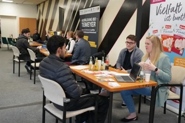 Beim Azubi-Speed-Dating sollen Arbeitgeber und mögliche Auszubildende zusammenkommen.

© Foto: Stadt Marl / Pressestelle