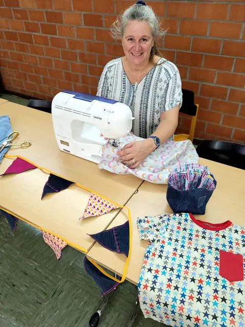 Im Bild Diakonin Gisela Rastfeld, die zum Eltern-Kind-Frühstück einlädt.
Foto: www.obermeiderich.de
