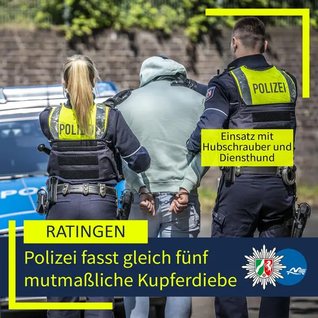 Symbolbild | Foto: Polizei Mettmann