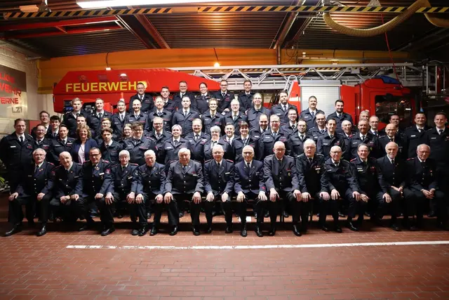 Der Löschzug Mitte am 17.01.2026 | Foto: Freiwillige Feuerwehr Werne