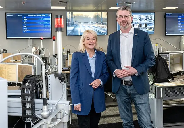 Marls Bürgermeister Thomas Terhorst zu Besuch bei Polizeipräsidentin Friederike Zurhausen. Bildquelle: Polizei Recklinghausen | Foto: Polizeipräsidium Recklinghausen