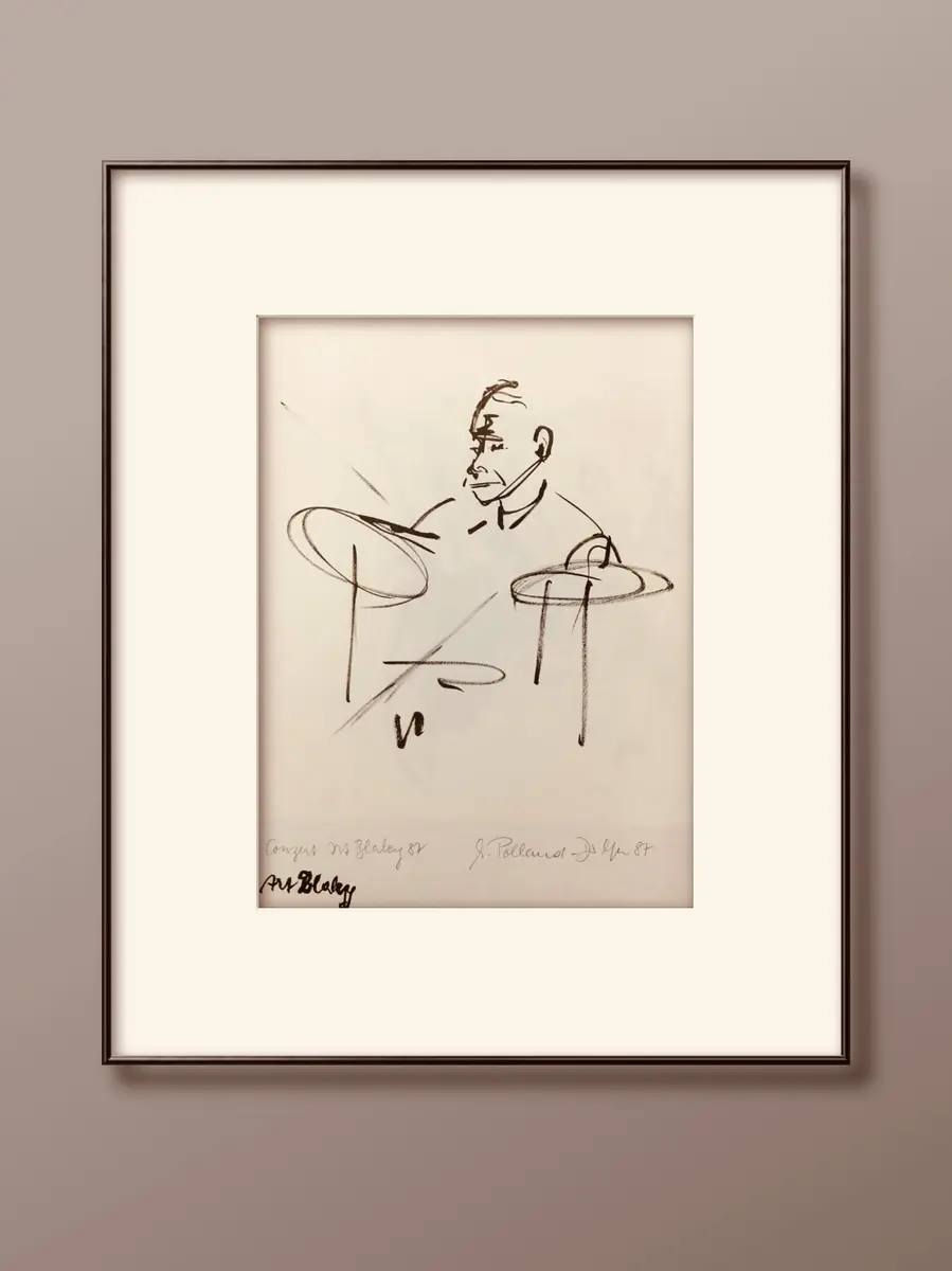 Art Blakey
Porträt mit Original Autogramm | Foto: E.P.D. 1987 Kunstverein KKRR