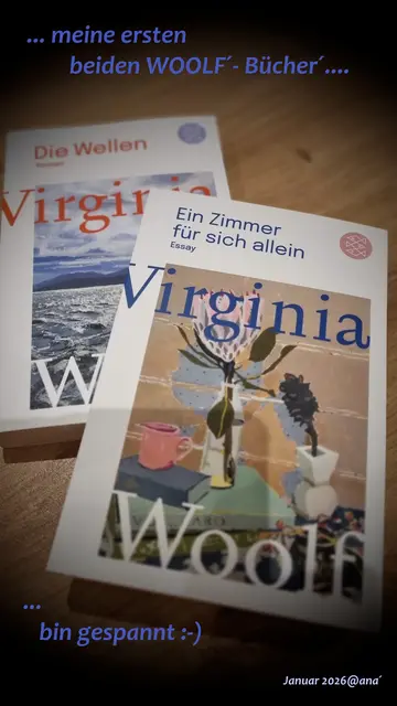 auf diese beiden hier von Virginia Woolf freue ich mich ...