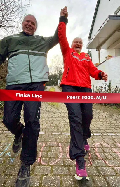 Zum 1.000sten Mal über die Ziellinie