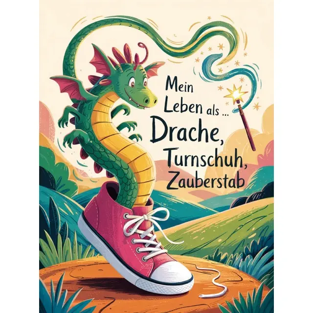 Wie lebt es  sich als Drache im Turnschuh? Der Wettbewerb lädt Kinder zum Perspektivwechsel ein. Bild: Papierfresserchen