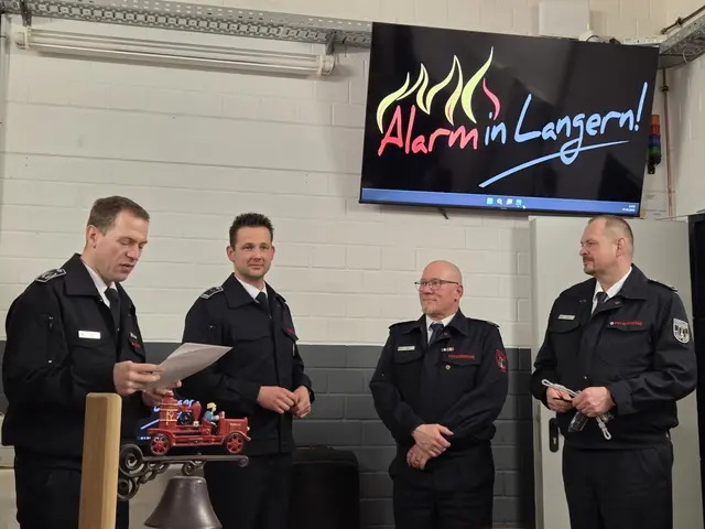 Sven Kleine erhielt die Beförderung zum Brandinspektor | Foto: Freiwillige Feuerwehr Werne