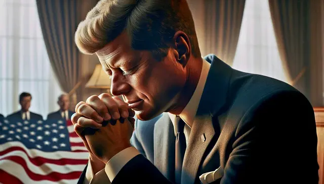 Foto Pixabay love4music1972
Trump-Kennedy ...
Da hilft nur Beten.