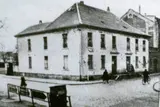 Haus Ruhrstr. 1 (heute HAUS DER STROMWIRTSCHAFT) dahinter der Giebel der Villa Artis, Ruhrstr. 3 (heute durch die Grenzmauer verdeckt) | Foto: TECHNIKUM MÜLHEIM, Archiv