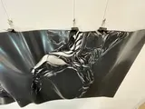 Mit dem Scalpell arbeitet Lisa Rother -  ihre Skulpturen an der Wand fallen sofort in Auge beim Betreten der Beletage der Villa Artis am Ruhrufer von Mülheim | Foto: Mülheimer Kunstverein KKRR, Ruhrstr.3
