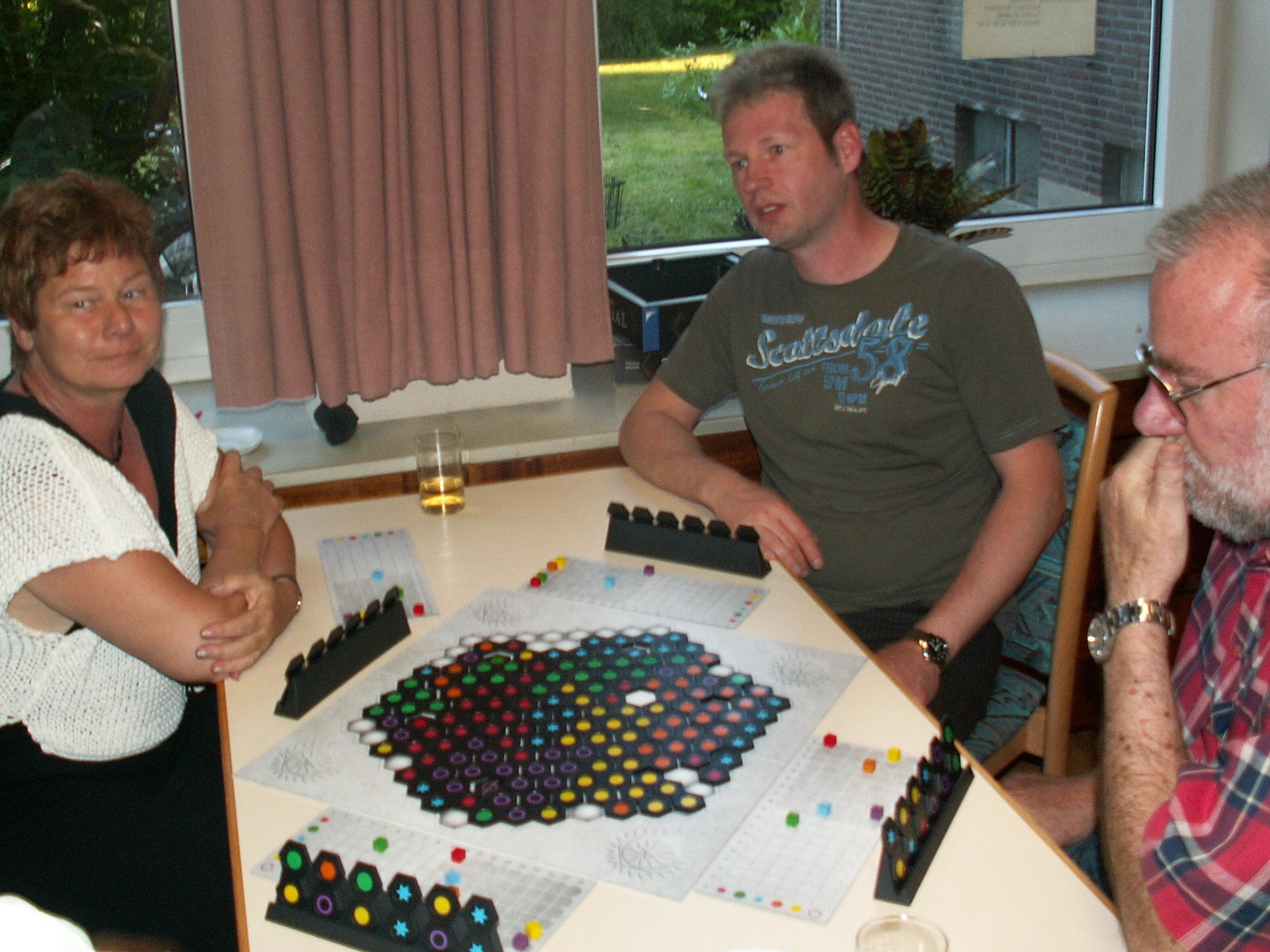 Vorrunde mit Monika, Raimund und Friedel.