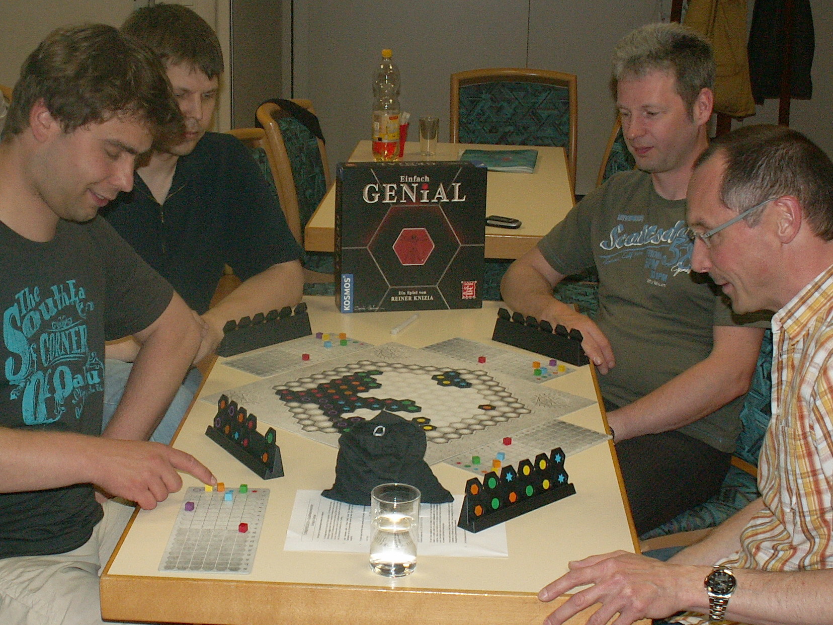 Das Finale kann beginnen mit Stefan, Frank, Raimund und Klaus.