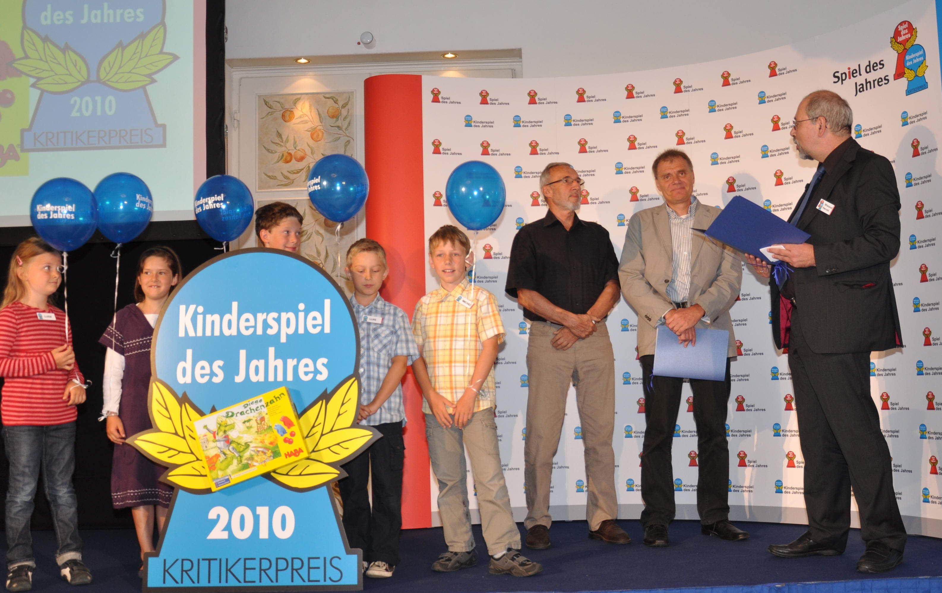 Wieland Herold von der Jury bei der Verleihung in Hamburg.