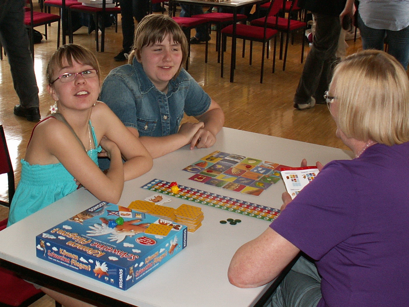 Viel Spaß mit "Können Schweine fliegen?" auf der Veranstaltung "Essen spielt"
