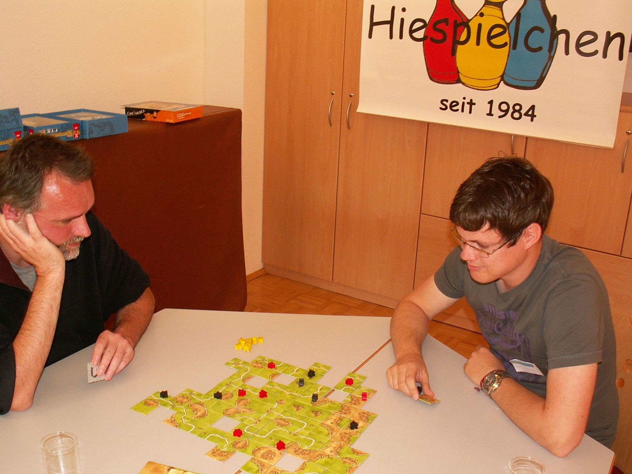 Viertel-Finale zwischen Hans und Robert.