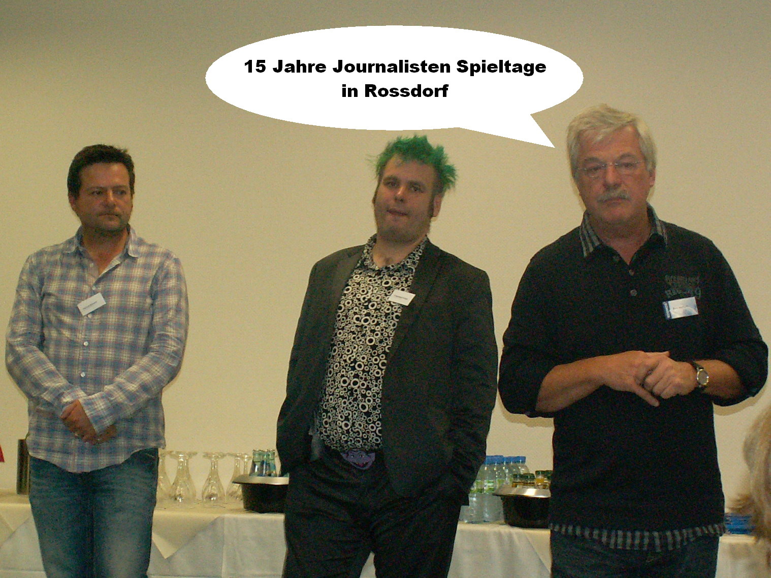 Begrüßung in Rossdorf durch Geschäftsführer Axel Meffert.