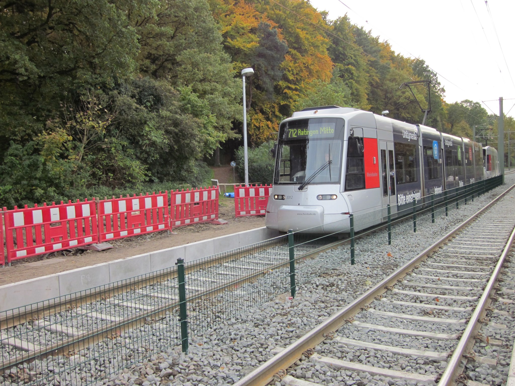 Die Linie 712 fährt wieder bis Ratingen