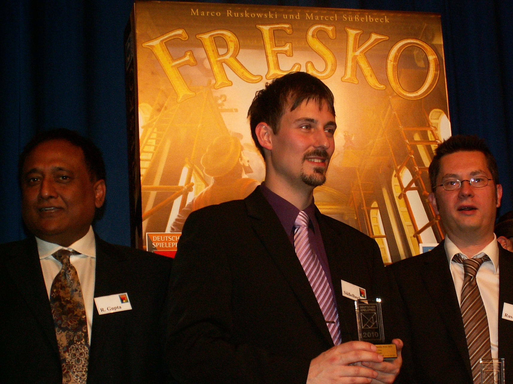 Von links Rajive Gupta, Marcel Süßelbeck und Marco Ruskowski