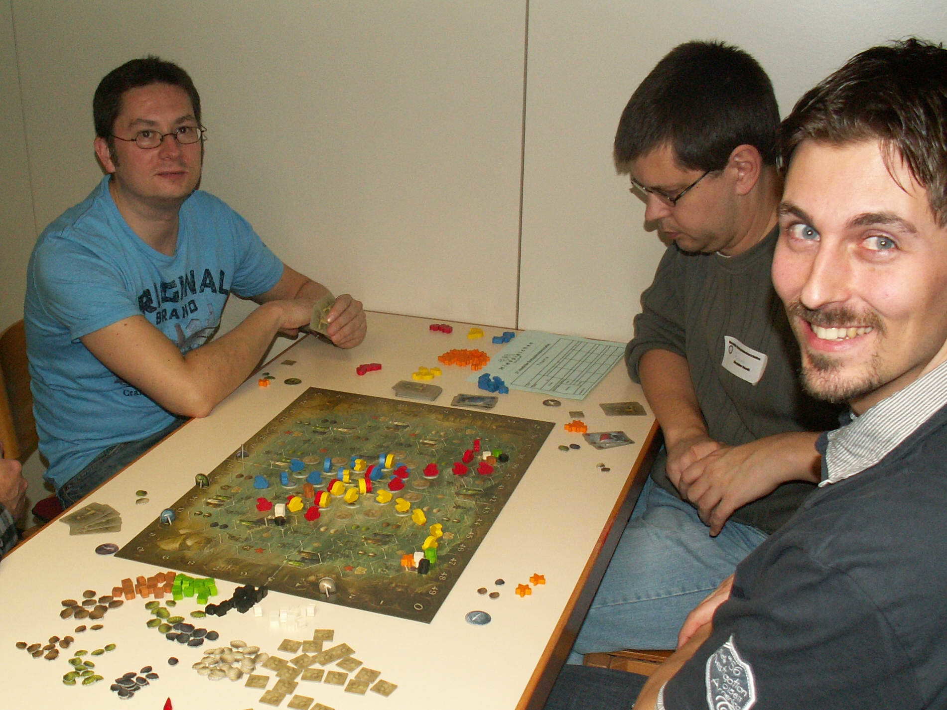 Bei Titania von Hans im Glück treffen Marco und Marcel in der Qualifikation aufeinander