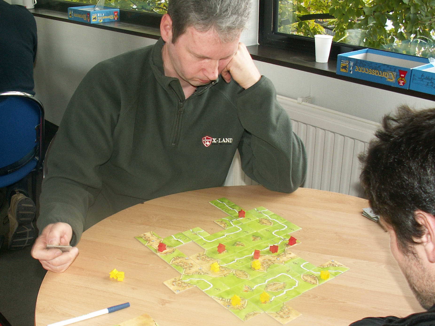 Raimund bei einem weiteren Vorrundenspiel.