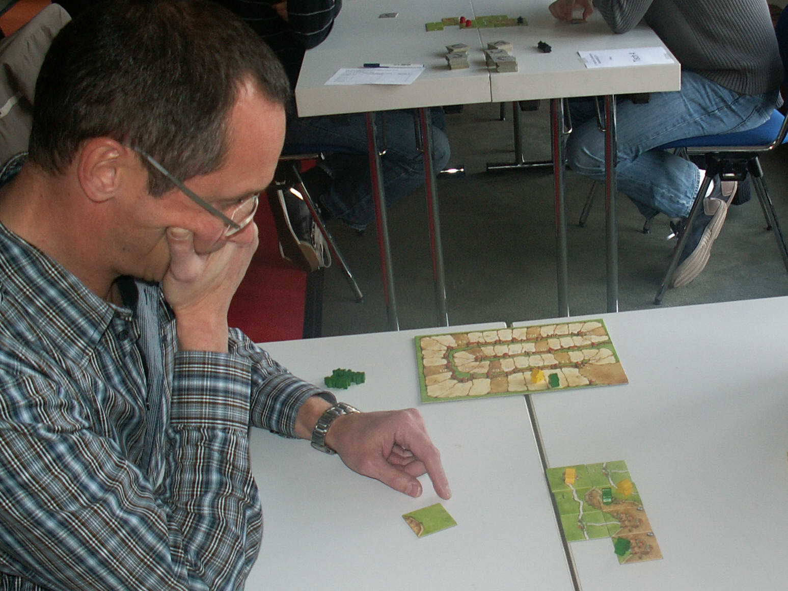 Klaus Harings in der Vorrunde.