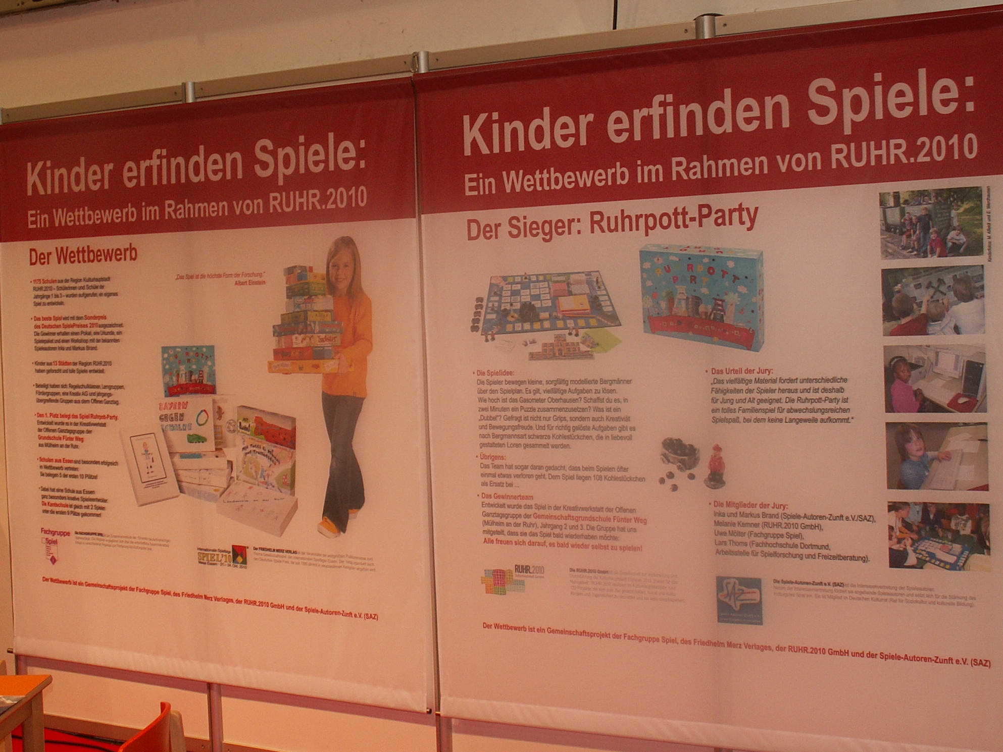 Halle 5 mit dem Stand Kinder erfinden Spiele