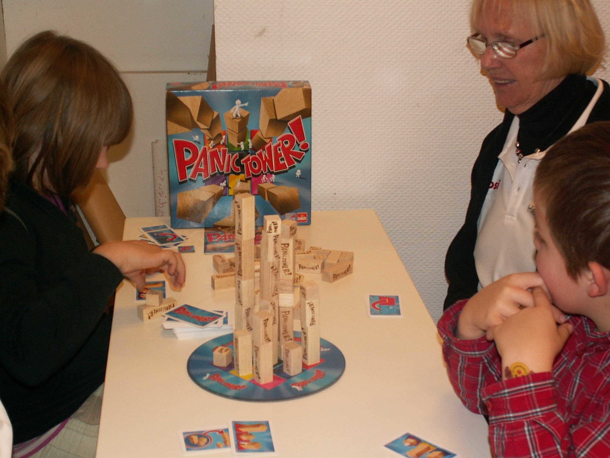 Türmebauen bei "Panic Tower"