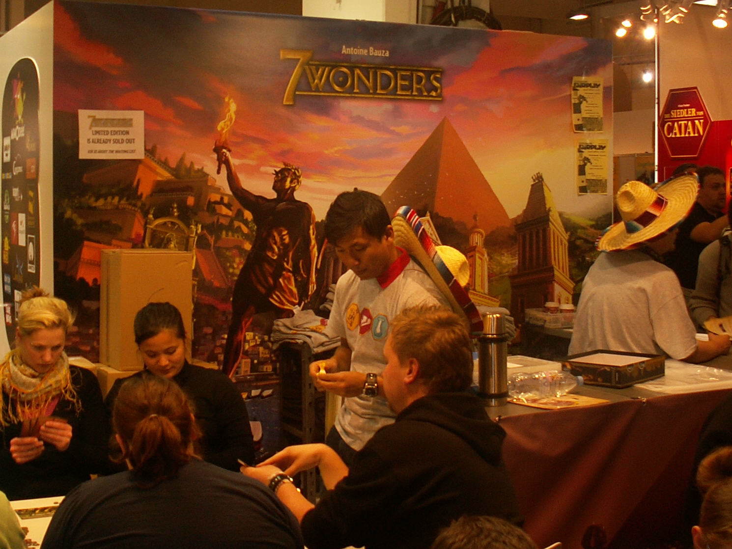 Und hier wird "7 Wonders" präsentiert.