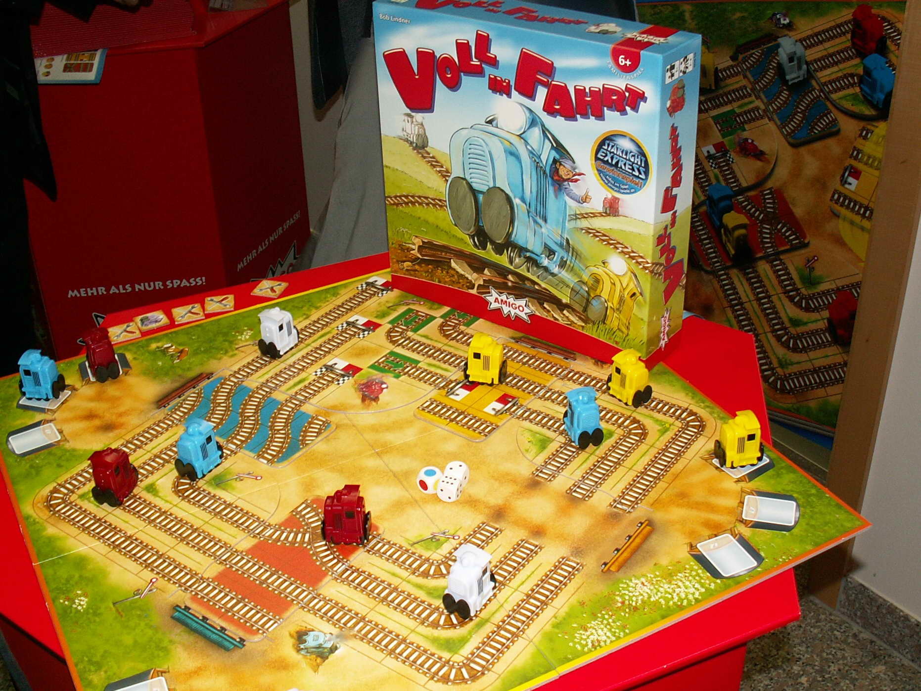 "Voll in Fahrt" von Amigo-Spiele in der Neuheitenshow der Spiel'10 in Essen