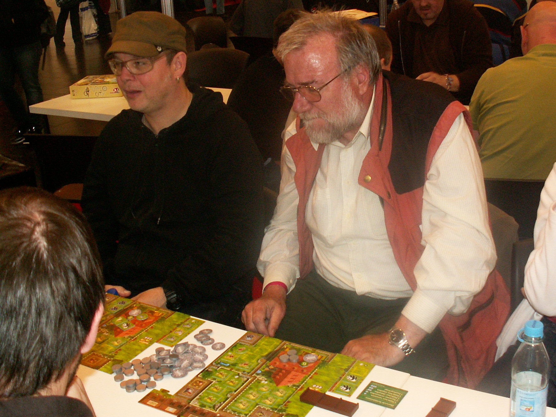 Spiel'10 in Essen am Stand von Abacus - eine erste Partie "Zooloretto Boss"