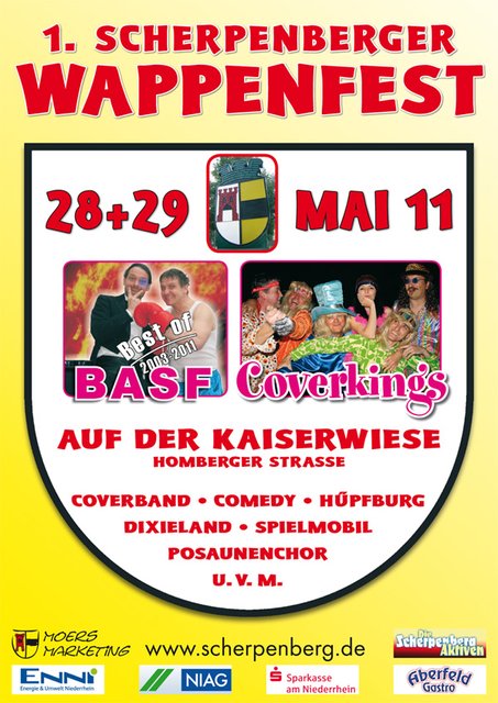 Plakat zum 1. Scherpenberger Wappenfest