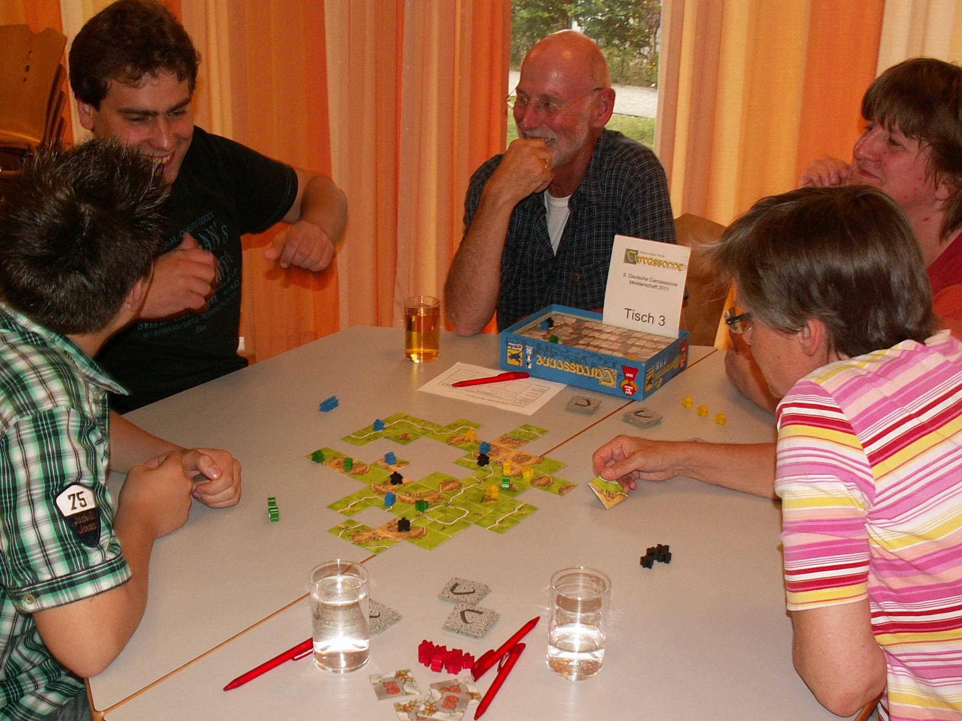 Vorrunde mit Jan, Stefan, Sivia und Kristiane.