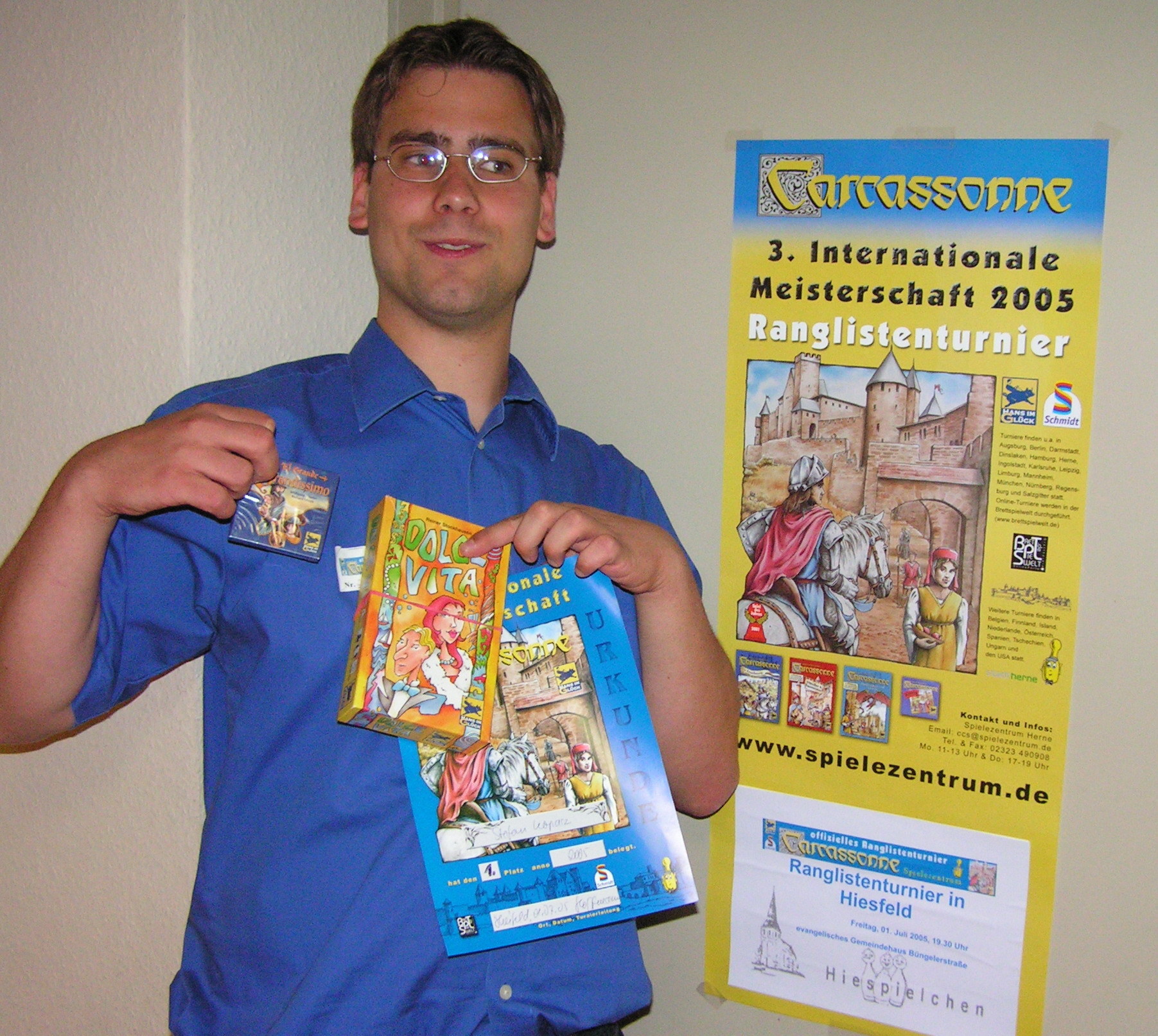Stefan im Jahre 2005 bei seiner Qualifikation in Hiesfeld.